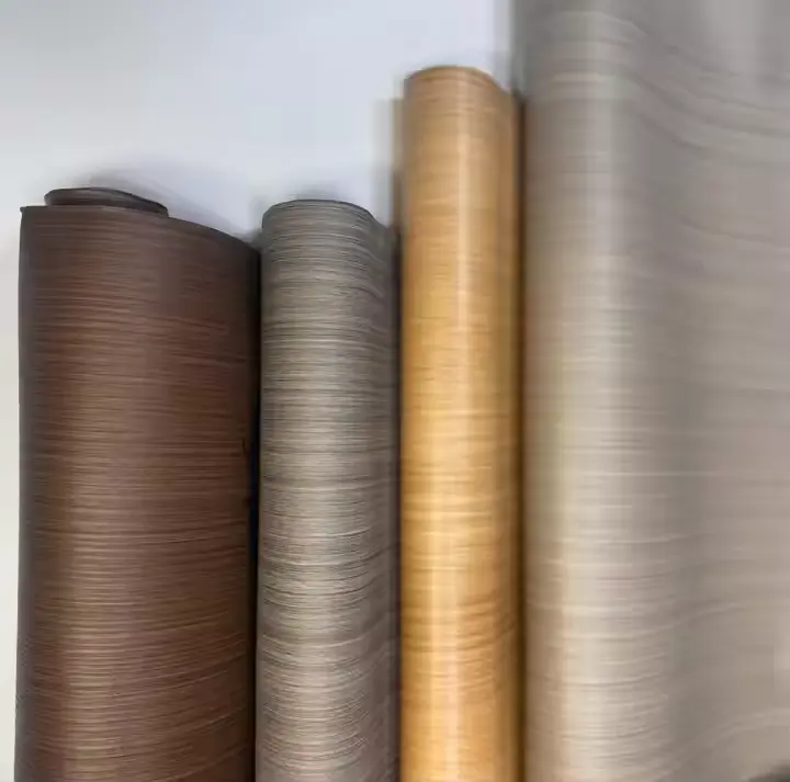 PVC Scannán Maisiúla PVC Dath Woodgrain Dath PVC don doras